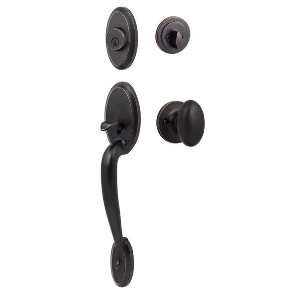 Sure-Loc Hardware Sure-Loc Hardware Aspen Handleset, Arapaho Handleset Trim, Vintage Bronze AN507-AR 11P - main